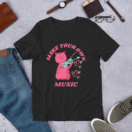 Autism Cat Make Your Own Music T-shirt