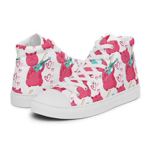 Women’s Autism Cat Make Your Own Music Shoes